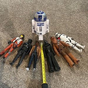 7 Star Wars Figures ~11 inches